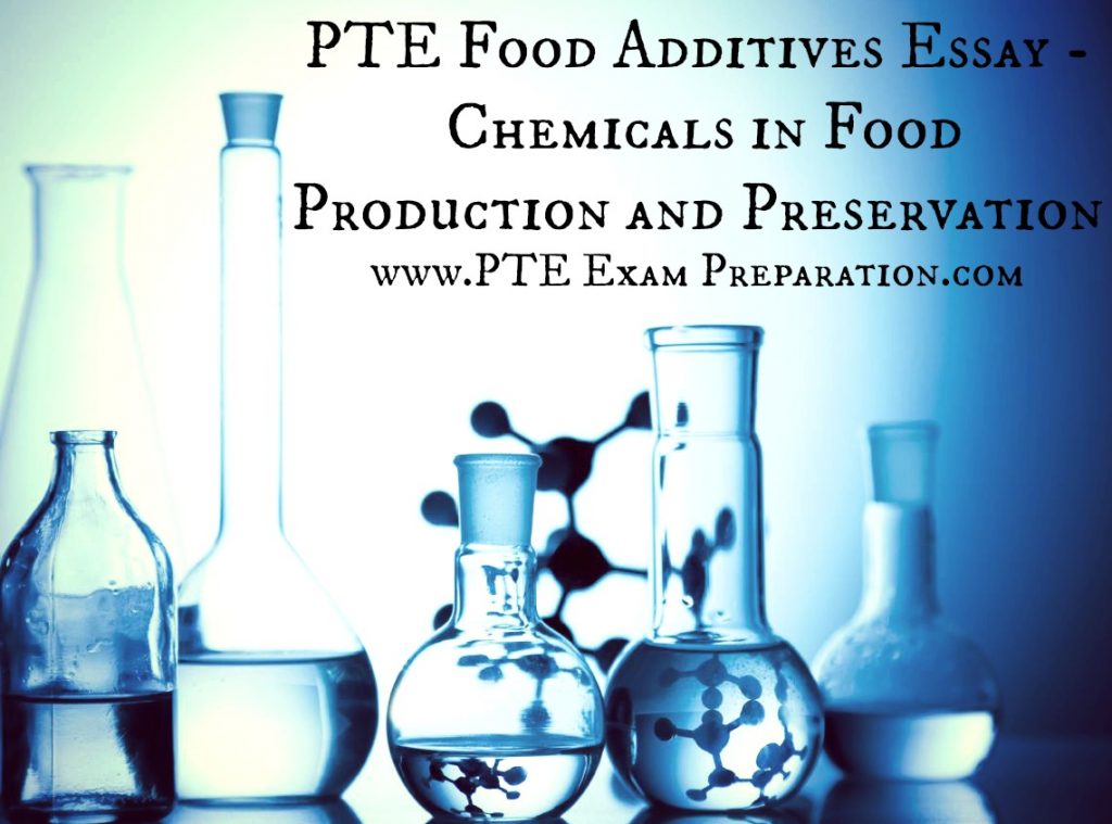 PTE Food Additives Essay - Chemicals in Food Production and Preservation