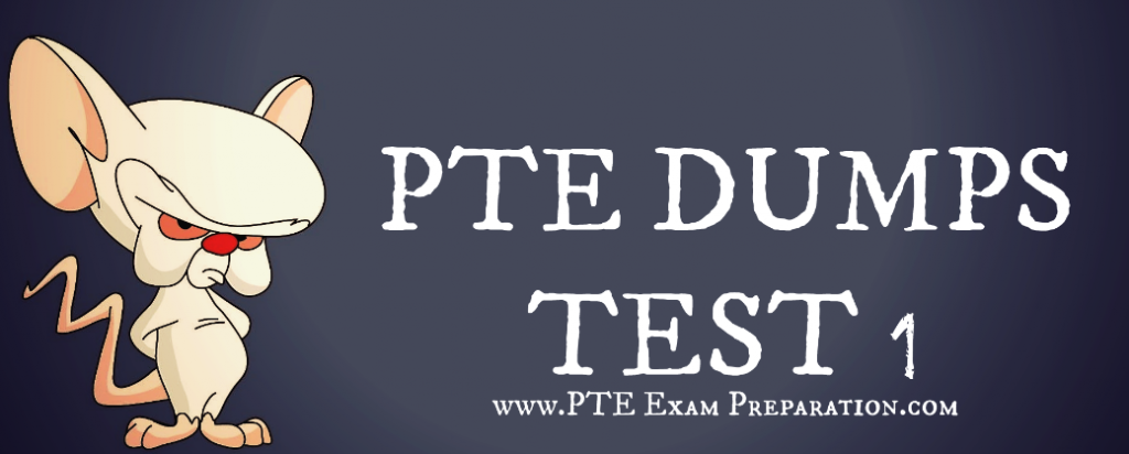 PTE Academic Exam Dumps December 2017 Latest Questions Test 1