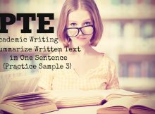PTE Academic Writing Summarize Written Text in One Sentence - Practice Sample 3