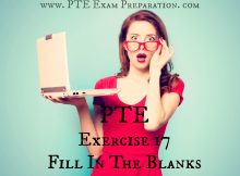 PTE Exam Preparation - Fill In The Blanks Exercise 17 (Basic & Simple Level)