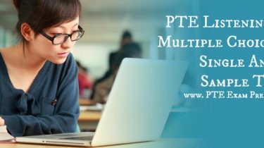 PTE Listening Practice Multiple Choice Question Single Answer Sample Test 4