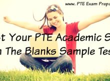 Boost Your PTE Academic Score (Fill In The Blanks Sample Test 19)