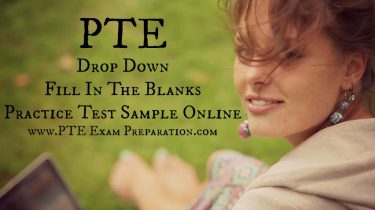 PTE Academic Drop Down Fill In The Blanks Practice Test Sample Online