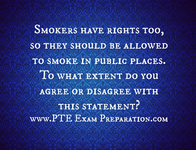 smoking in public argumentative essay