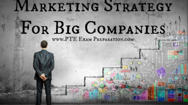 PTE And IELTS General Essay - Marketing Strategy For Big Companies