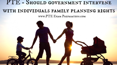 PTE - Should government intervene with individuals family planning rights