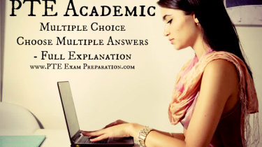 PTE Academic Multiple Choice Choose Multiple Answers - Full Explanation