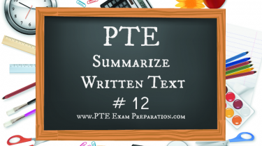 Summarize Written Text PTE Question Answers Passages {One Sentence}