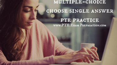 multiple-choice choose single answer pte practice 9 - PTE academic topics