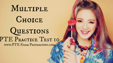 Multiple Choice Questions And Answers PTE Practice Test 10