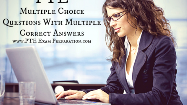 PTE Multiple Choice Questions With Multiple Correct Answers
