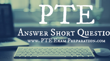 PTE Answer Short Question Practice Test 5