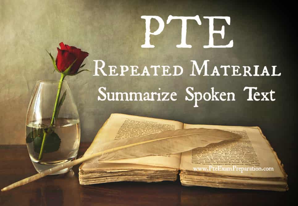 PTE Repeated Material - Summarize Spoken Text Example 5