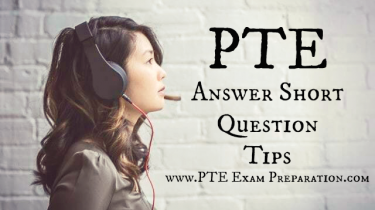 pte answer short question tips
