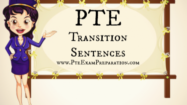 Transition Sentences