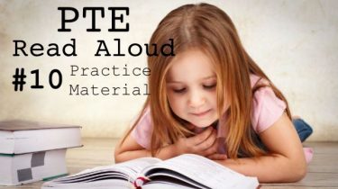 pte read aloud material