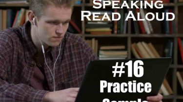 PTE Academic Speaking Read Aloud Practice Sample