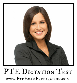 pte dictation test practice sample