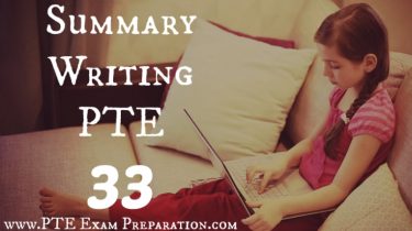 summary writing pte