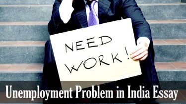 Unemployment Problem in India Essay
