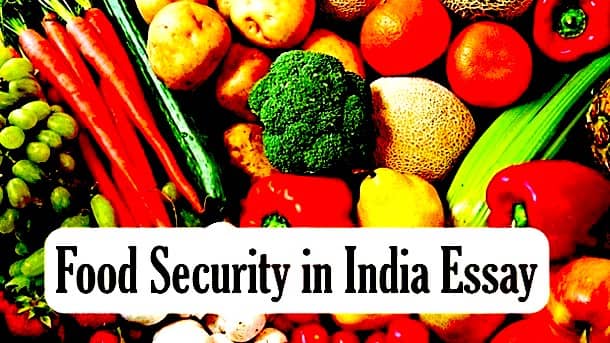 food security essay upsc