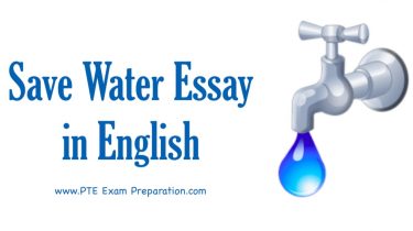 Save Water Essay