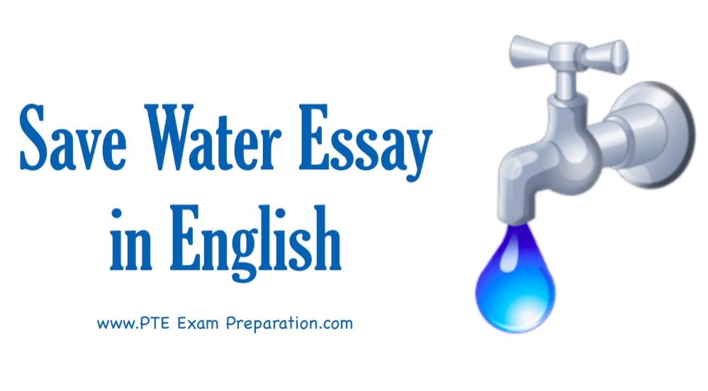 Save Water Essay