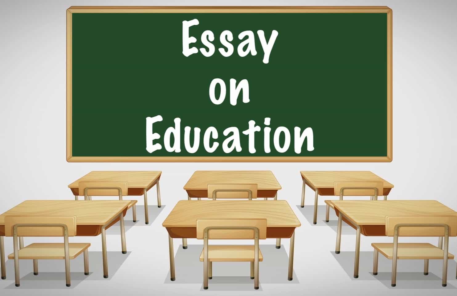 essay on education in english 300 words