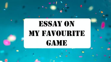 Essay on My Favourite Game