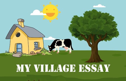 my village essay 300 words