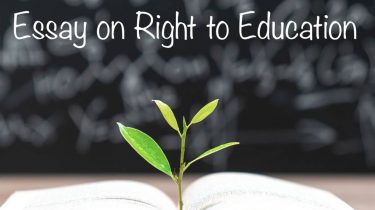 Essay on Right to Education
