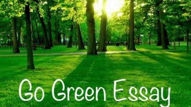 Go Green Essay