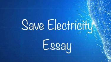 Save Electricity Essay