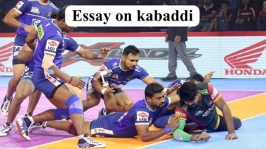 Essay on kabaddi